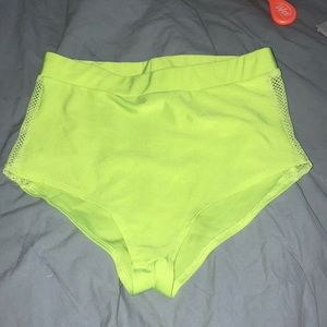 High rise Fashion Nova neon bikini bottoms